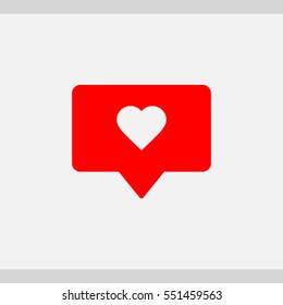 Like, follower icon. One of set web icons