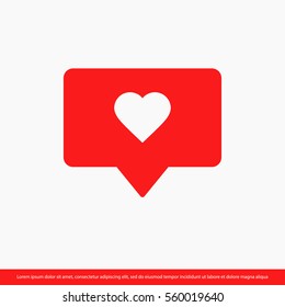Like, follower icon. One of set web icons