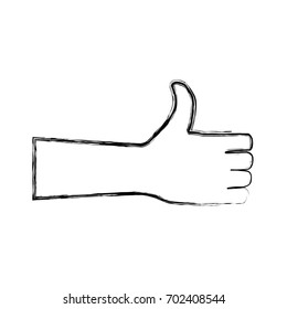 like gesture hand showing thumbs up