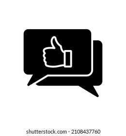 como el vector de icono de glifo aislado en fondo blanco