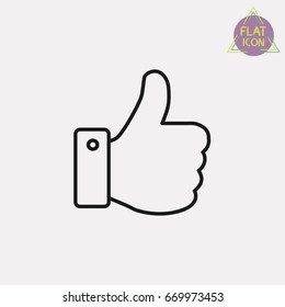 Like Good Line Icon: เวกเตอร์สต็อก (ปลอดค่าลิขสิทธิ์) 669973453 ...