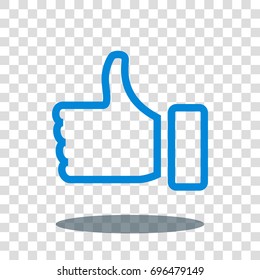 like good success icon vector isolated