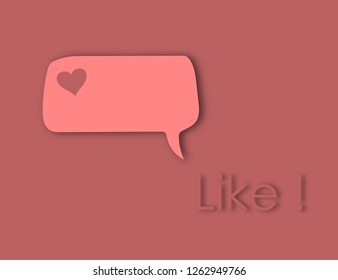 Like heart vector