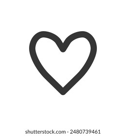 Like icon, button vector, love heart vector, Valentine's day icon, vector illustration, like vector, like symbol, love symbol icon, Valentine heart icon, heart shape isolated