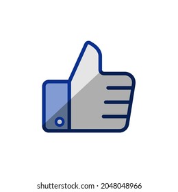 like icon of color style design vector template
