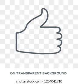 Like icon. Like design concept from  collection. Simple element vector illustration on transparent background.