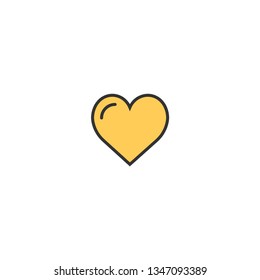 Like icon design. Essential icon vector illustration