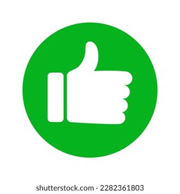 como el diseño de iconos. icono como con el marco de círculo verde