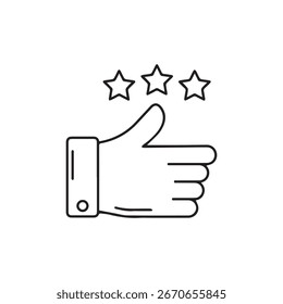Al igual que el diseño de iconos con estrella