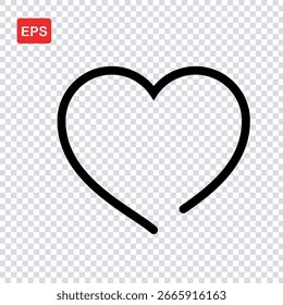 Like icon, favorite icon, support icon, EPS format vector icon illustration file
