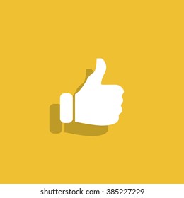 Like icon. Flat design style modern vector illustration