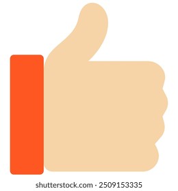 like icon with flat style