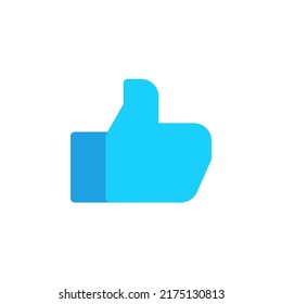 like icon flat style design. like icon vector illustration. isolated on white background.