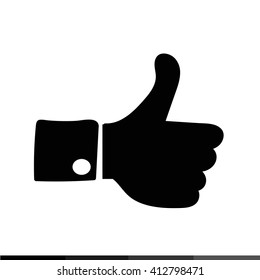 Like Icon Hand Icon illustration design