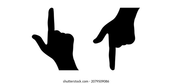 Like icon. Hand like. Thumb up. Outline love symbol. Social media sign. Forefinger. Vane. Direction of travel. Discount symbol. Logo template.