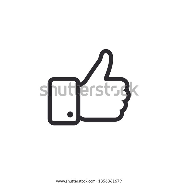 Like icon. Hand like. Thumb up. Outline love\
symbol. Social media sign. Seal of approval. OK sign. Like symbol.\
Premium quality. Achievement badge. Quality mark. Thumb icon. Human\
hand.