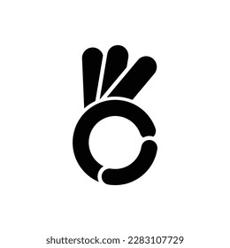Like icon. Hands like. Thumbs up. Outline love symbol. Social media sign. Seal of approval. OK sign. Like a symbol. Premium quality. Achievement badge. Quality mark.