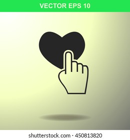 Like icon. Illustration for business.