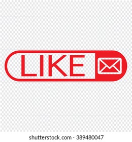 Like Icon Illustration design