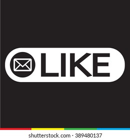 Like Icon Illustration design