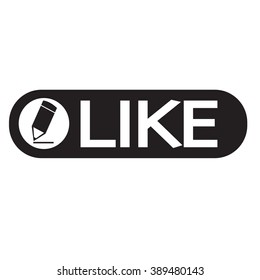Like Icon Illustration design