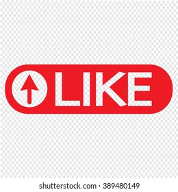 Like Icon Illustration design