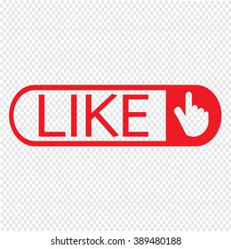 Like Icon Illustration design