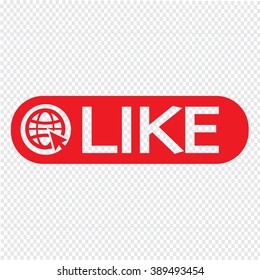 Like Icon Illustration design