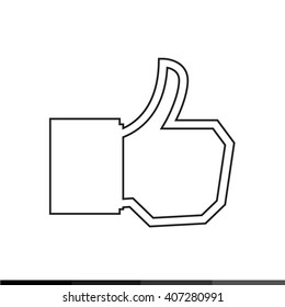 Like Icon Illustration design