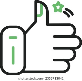 Gefällt Ihnen das Symbol. Geeignet für mobile Anwendungen.