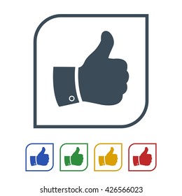 Like icon isolated on white background vector illustration icon
