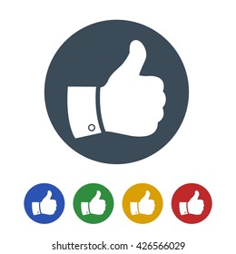 Like icon isolated on white background vector illustration icon

