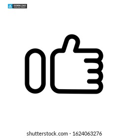 like icon isolated sign symbol vector illustration - high quality black style vector icons
