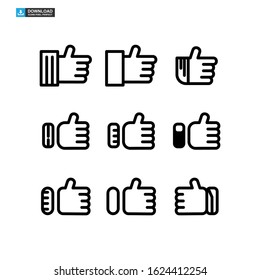 like icon isolated sign symbol vector illustration - Collection of high quality black style vector icons
