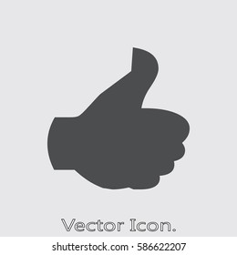 like icon isolated sign symbol and flat style for app, web and digital design. Vector illustration.