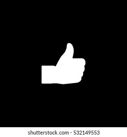 Like icon, isolated, white background
