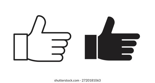 Como icono en diseño de línea. Sencillo Vector de iconos