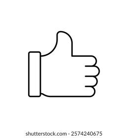 Like icon linear logo isolated