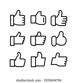 like icon or logo isolated sign symbol vector illustration - Collection of high quality black style vector icons
