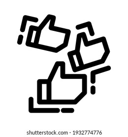 like icon or logo isolated sign symbol vector illustration - high quality black style vector icons
