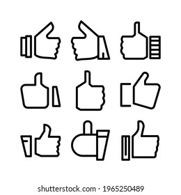 like icon or logo isolated sign symbol vector illustration - Collection of high quality black style vector icons
