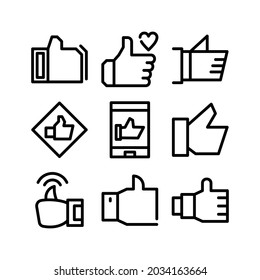 like icon or logo isolated sign symbol vector illustration - Collection of high quality black style vector icons
