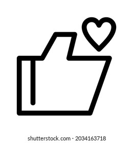 like icon or logo isolated sign symbol vector illustration - high quality black style vector icons
