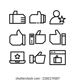 like icon or logo isolated sign symbol vector illustration - Collection of high quality black style vector icons
