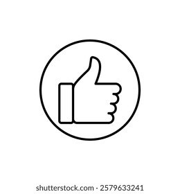 Like icon logo sign set vector outline