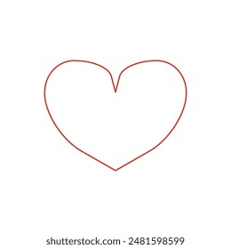 Like icon, love heart icon, heart shape isolated, heart vector, Valentine's day icon, like button, like symbol, like vector, button vector, Valentine heart icon