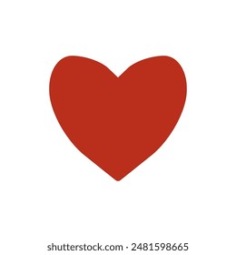 Like icon, love heart icon, heart symbol, Valentine's day icon, love symbol, Valentine heart icon, vector illustration, like symbol, heart shape isolated