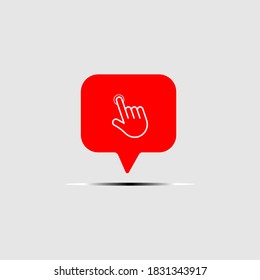 Como un icono sobre fondo blanco. Diseño plano. Ilustración del vector