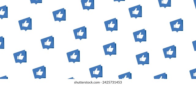 like icon on white background