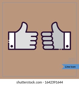 Like icon. Professional, Pixel-aligned, Pixel Perfect, Editable Stroke, Easy Scalablility. 